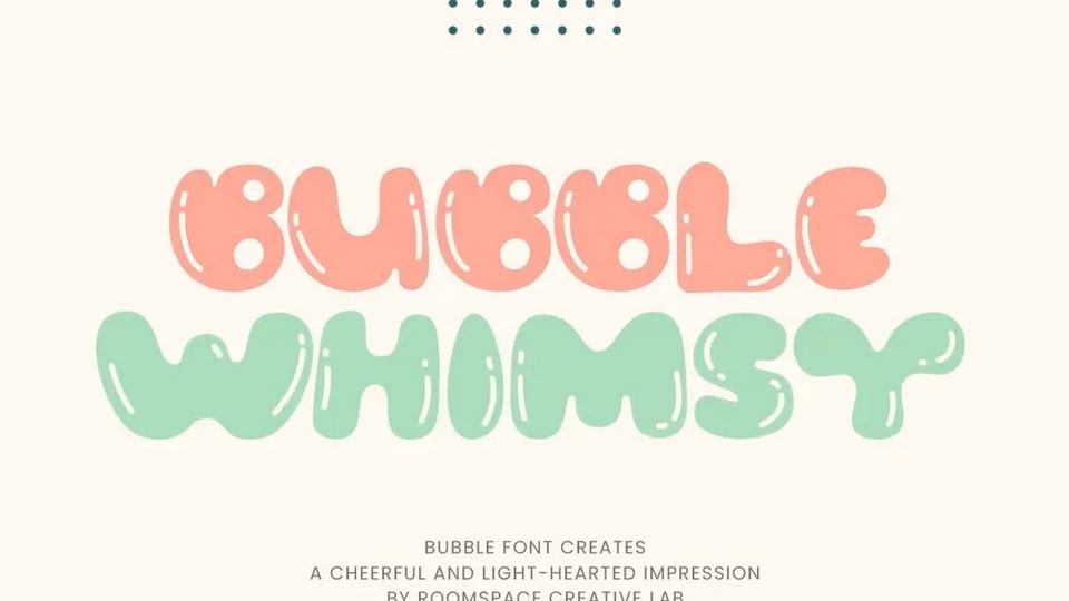 Bubble Whimsy Font › Fontesk