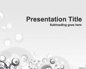 Bubbles Design PowerPoint Template