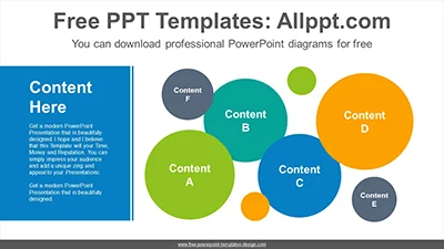Bubbles list PowerPoint Diagram Template
