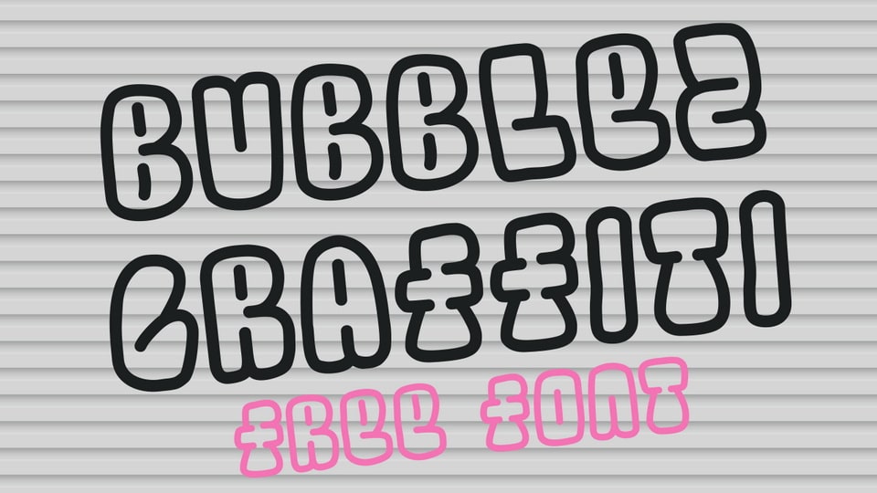 Bubblez Graffiti Font › Fontesk