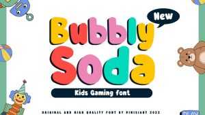 Bubbly Soda Font › Fontesk
