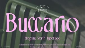 Buccario Font › Fontesk