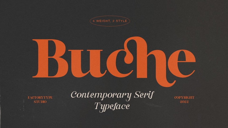 Buche Serif Font › Fontesk