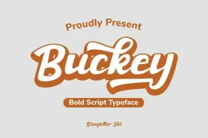 Buckey Script Font