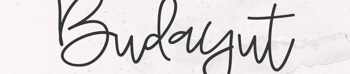 Budayut Signature Font