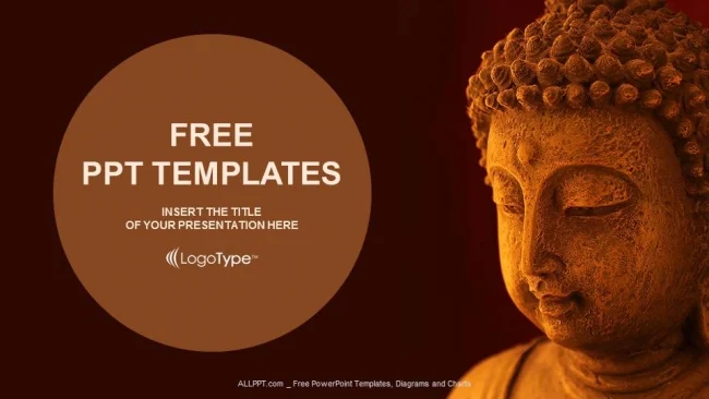 Buddha Mask PowerPoint Templates