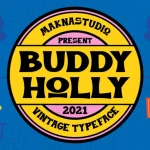 Buddy Holly Display Font