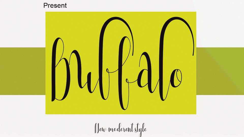 Buffalo Script › Fontesk