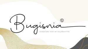 Bugisnia Signature Font › Fontesk