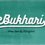 Bukhari font - Fonte Grátis Bukhari font