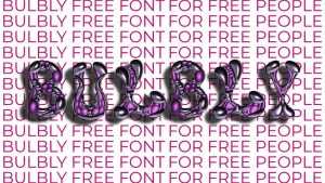 Bulbly Font › Fontesk