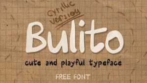 Bulito Font › Fontesk