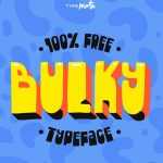 Bulky Font › Fontesk - Fonte Grátis Bulky Font › Fontesk