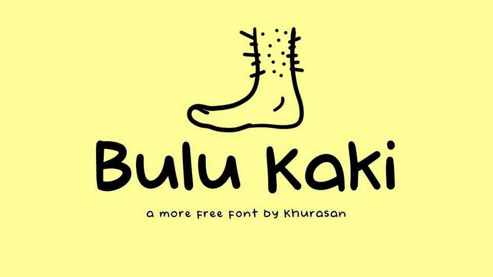 Bulu Kaki Font › Fontesk