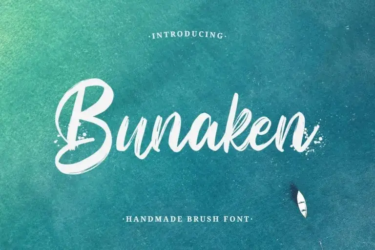 Bunaken Brush Font