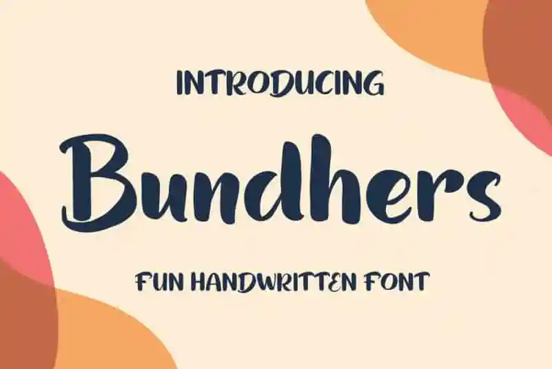 Bundhers Brush Font