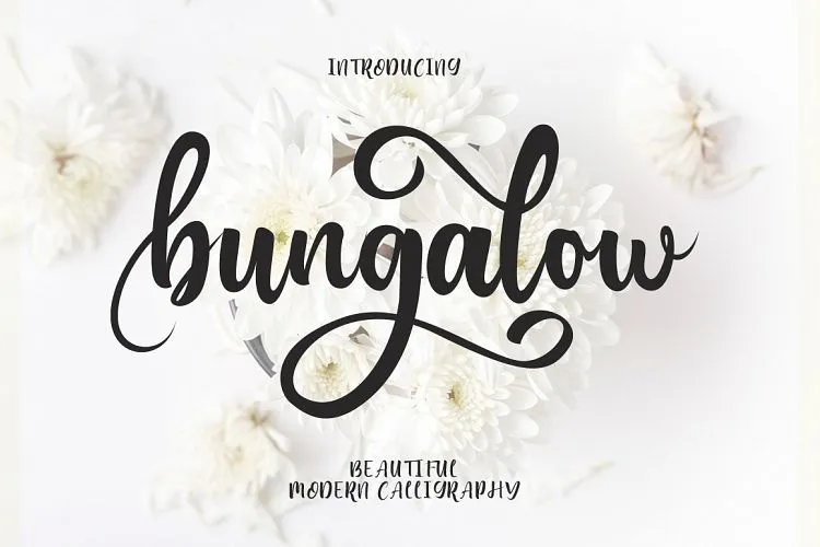 Bungalow Script Font