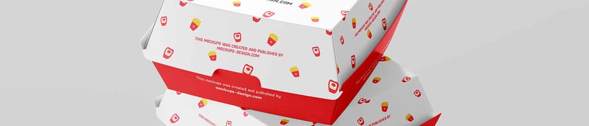 Burger Box Mockup