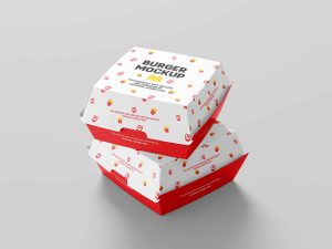 Burger Box Mockup