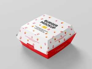 Burger box mockup - Instant Download