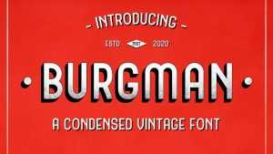 Burgman Sans Font › Fontesk