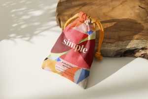 Burlap bag mockup