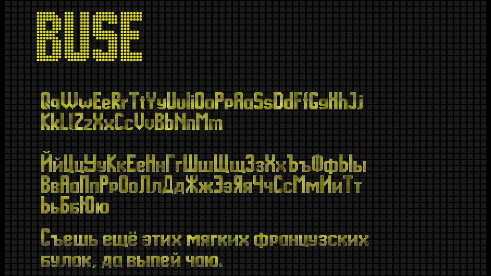 BUSE Font › Fontesk