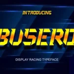 Busero Display Font