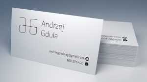 Business card mockup / 90x50 mm