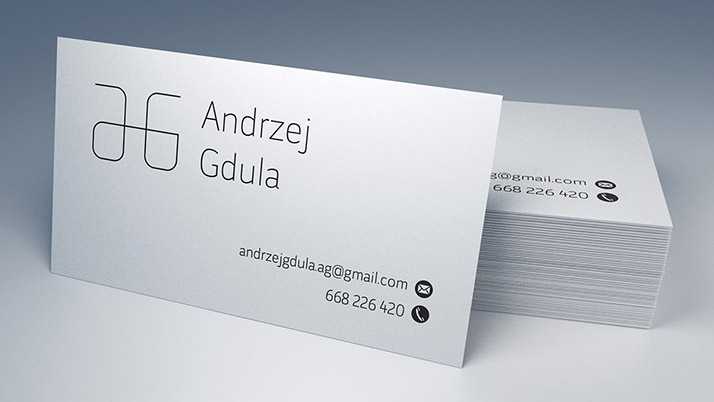 Business card mockup / 90x50 mm