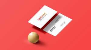 Business Card Mockup PSD