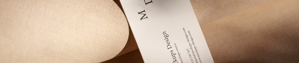 Business card on linen mockup - Instant Download