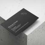 Business cards on concrete cube mockup - Free PSD Download Business cards on concrete cube mockup