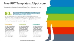 Business man banner PowerPoint Diagram Template