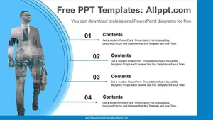 Business man PowerPoint Diagram Template