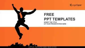 Business Man Silhouette PowerPoint Templates