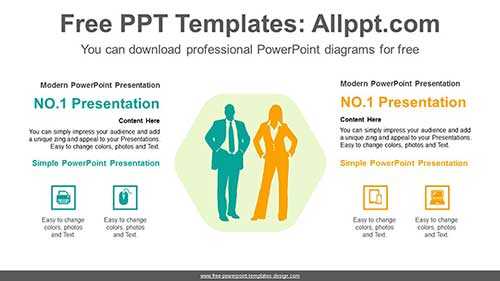 Business People PowerPoint Diagram