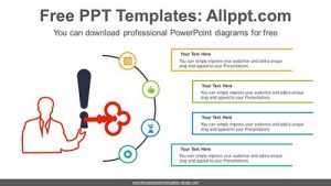 Business radial circle PowerPoint Diagram