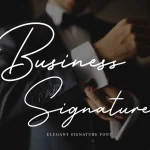 Business Signature Font