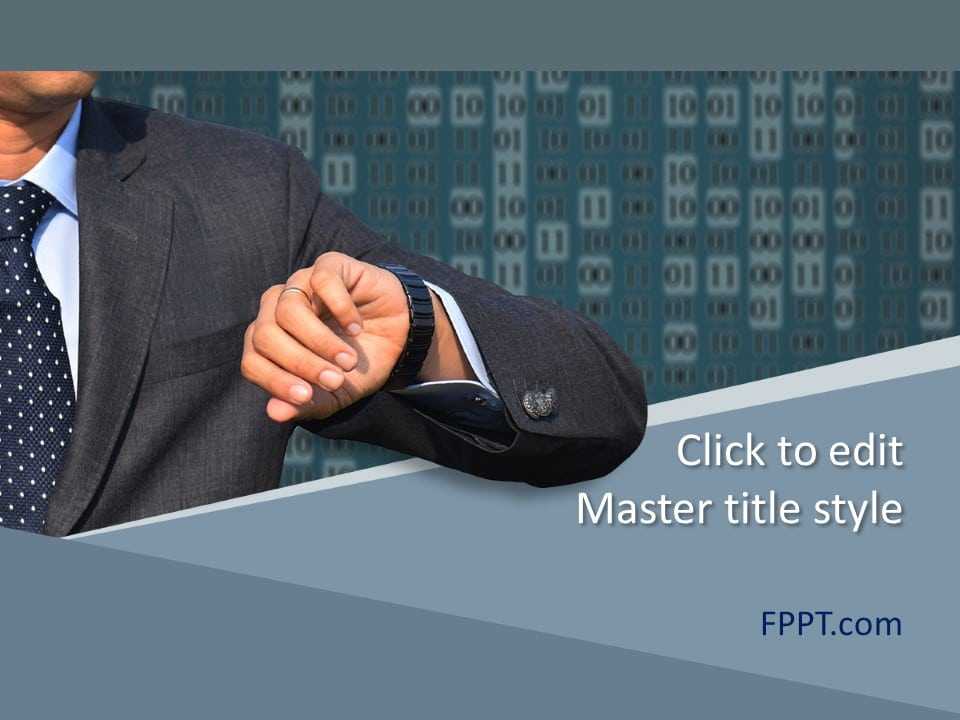 Business Time Management PowerPoint Template