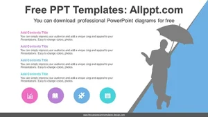 Business Umbrella PowerPoint Diagram Template