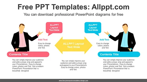 Businessman Compare PowerPoint Diagram