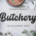 Butchery Script Font