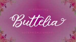 Buttelia Font › Fontesk
