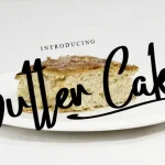 Butter Cake Brush Font - Fonte Grátis Butter Cake Brush Font