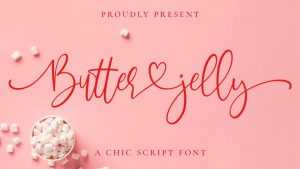 Butter Jelly Script Font › Fontesk