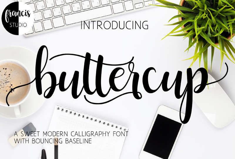 Buttercup Script Font