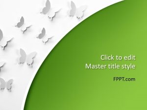 Butterflies PowerPoint Template