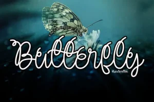 Butterfly Handwritten Font
