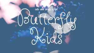 Butterfly Kids Font › Fontesk